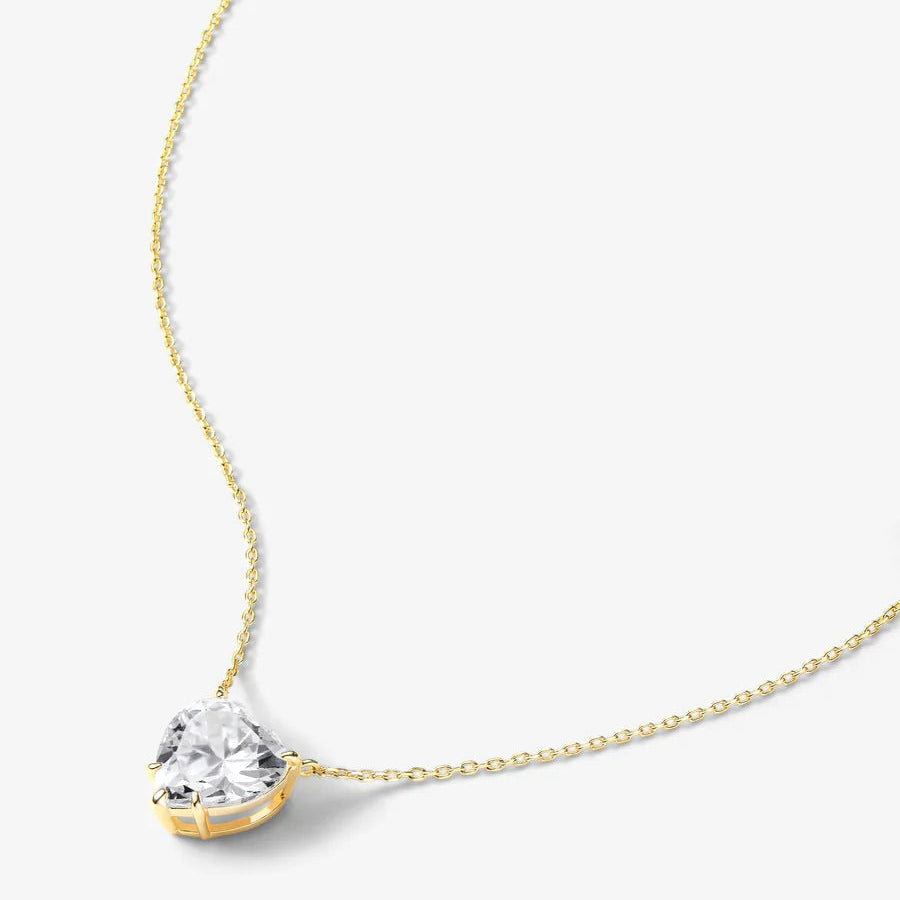 I Love You More Heart Necklace - ARTSY SILVER