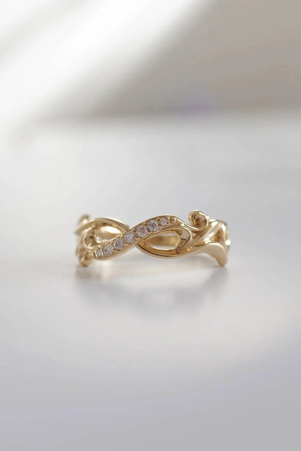 Infinity Wedding Band - ARTSY SILVER