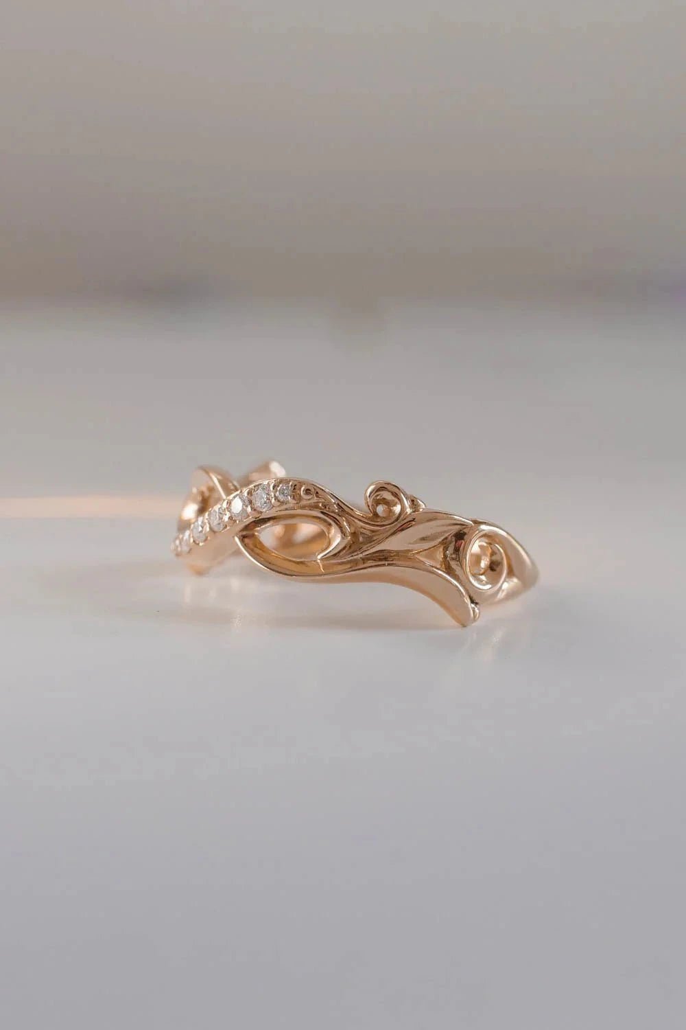 Infinity Wedding Band - ARTSY SILVER