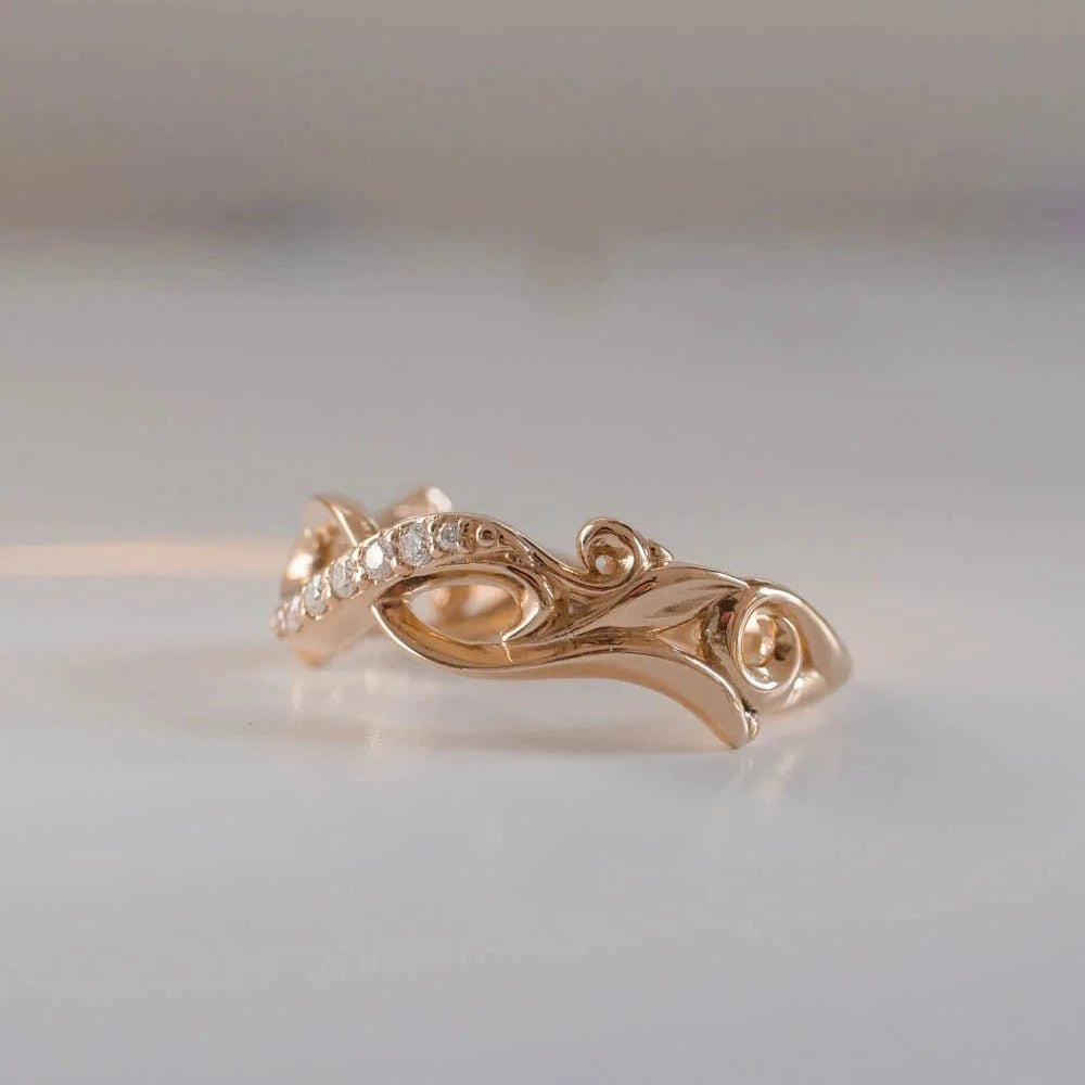 Infinity Wedding Band - ARTSY SILVER