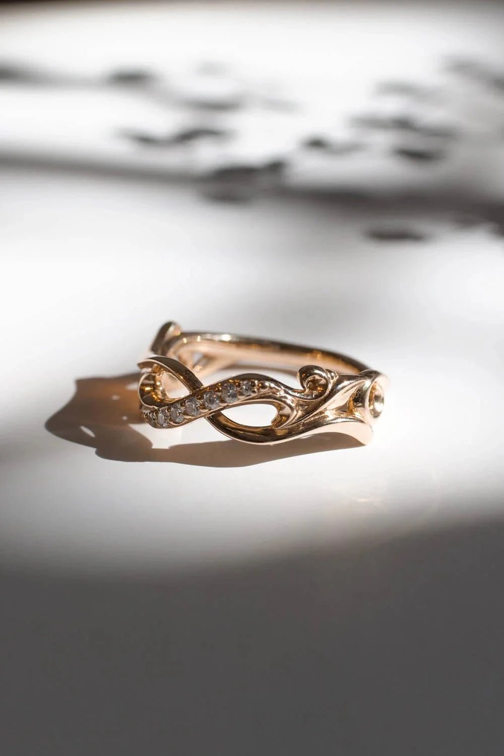 Infinity Wedding Band - ARTSY SILVER