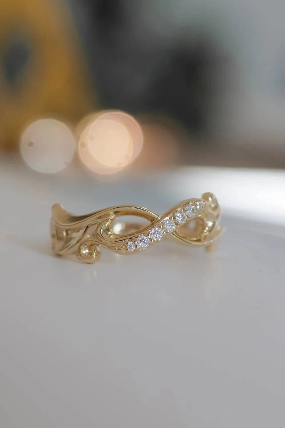 Infinity Wedding Band - ARTSY SILVER