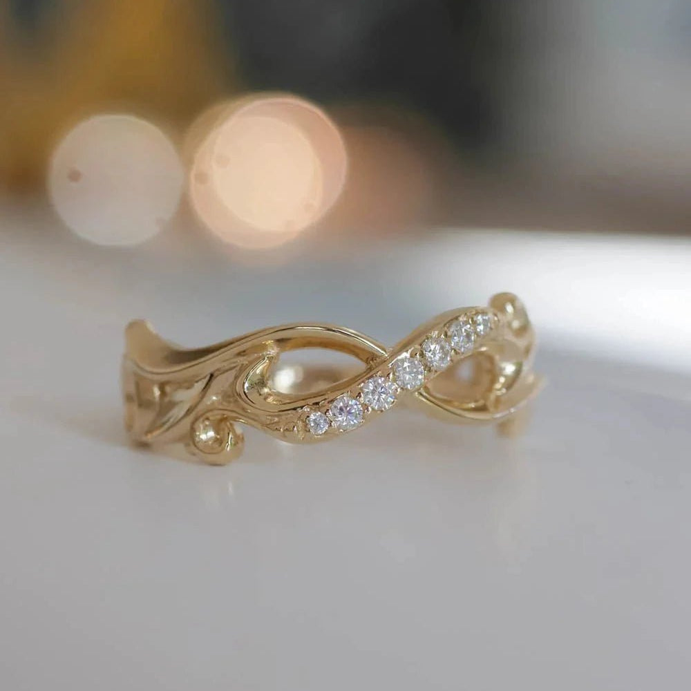 Infinity Wedding Band - ARTSY SILVER