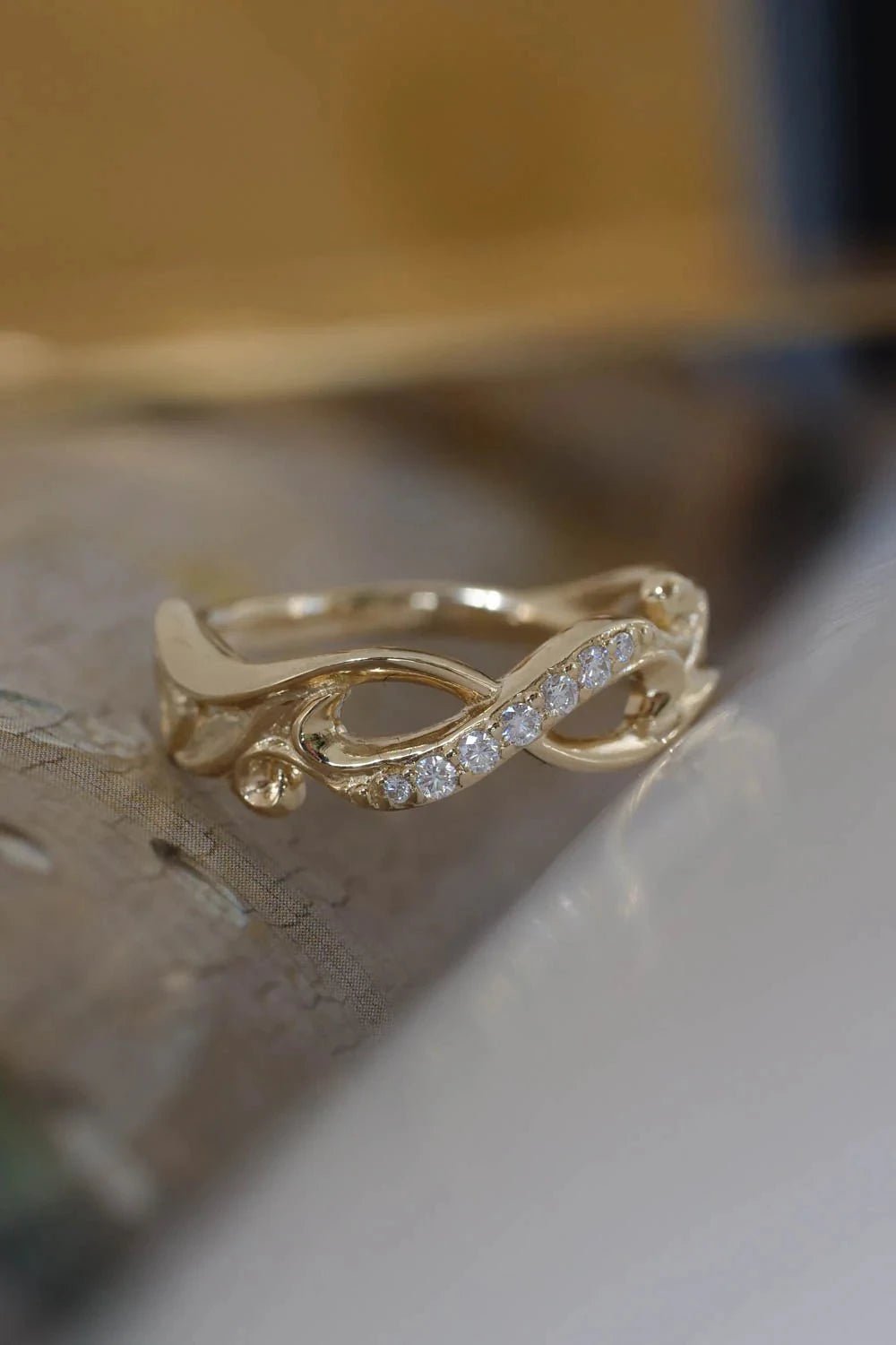 Infinity Wedding Band - ARTSY SILVER