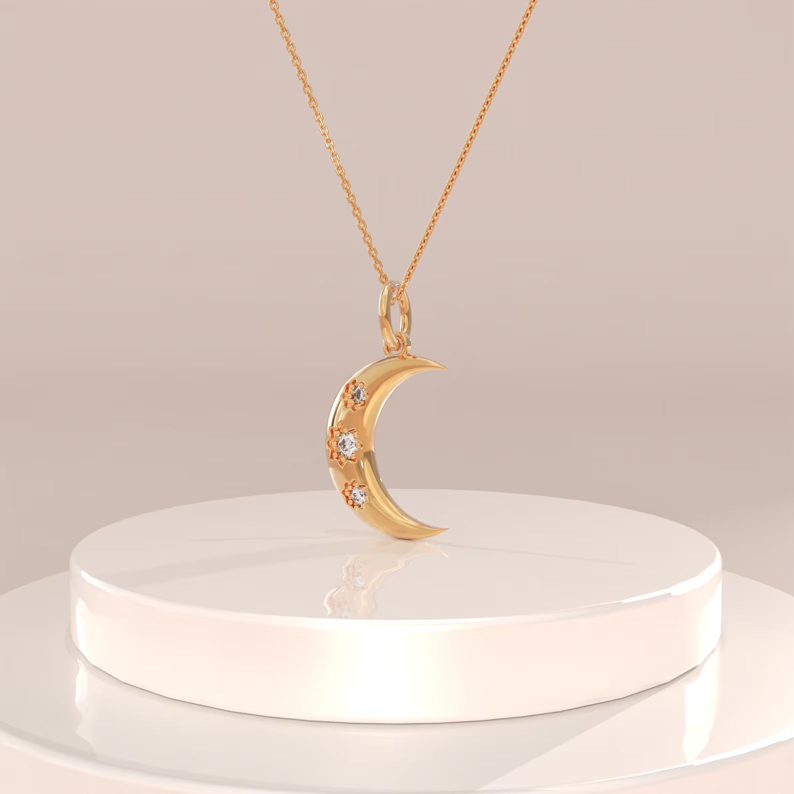 La Luna Necklace - ARTSY SILVER