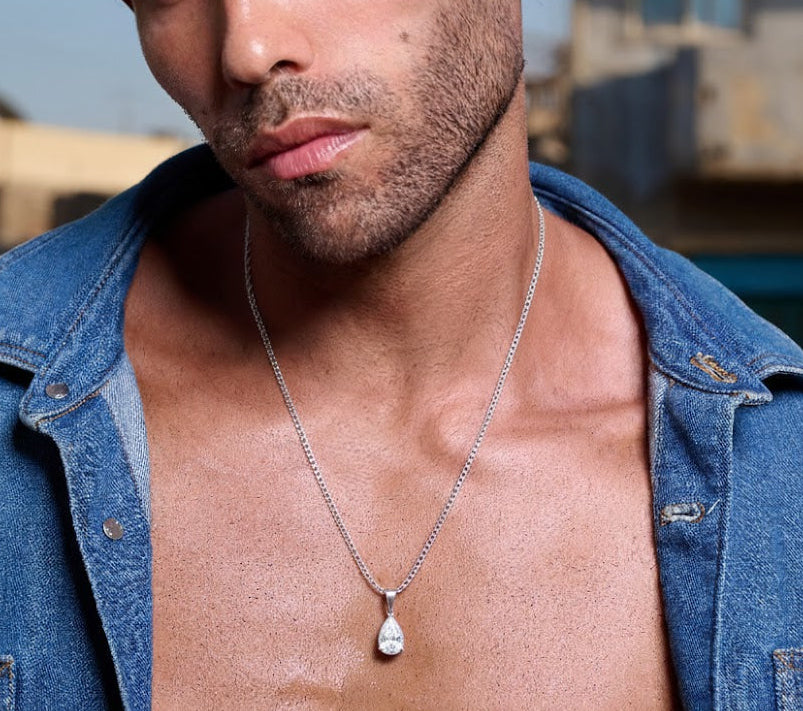 White Ghost Men Necklace