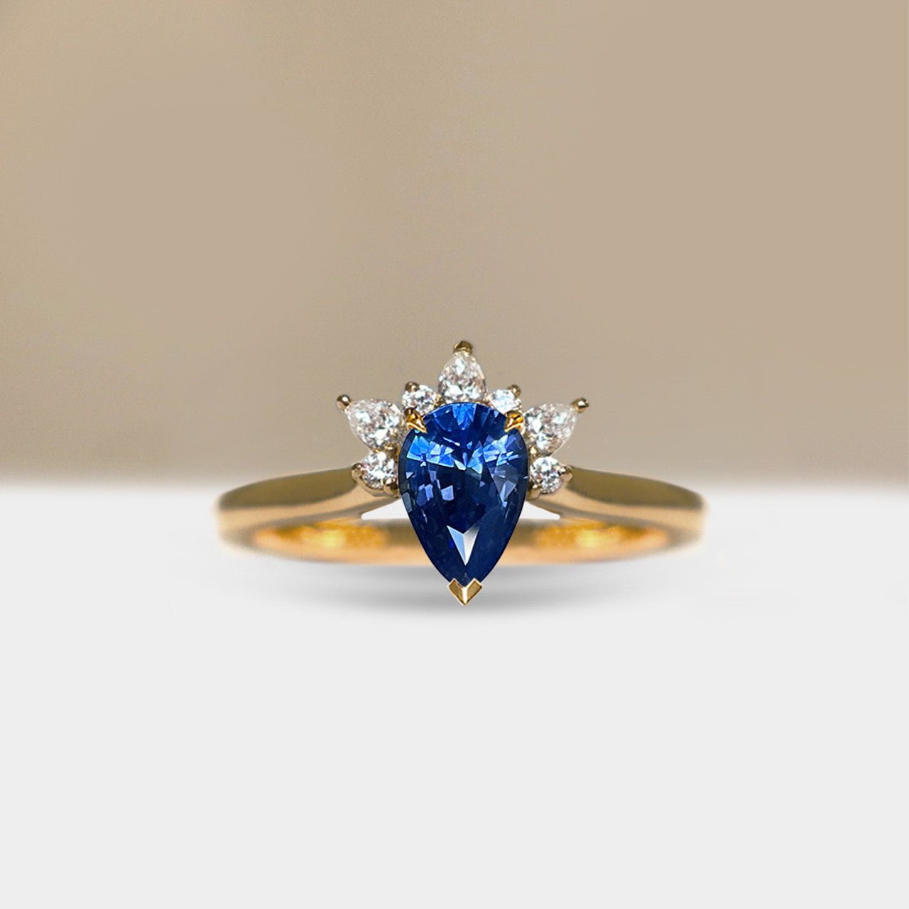 Legendary Lovers Sapphire Promise Ring - ARTSY SILVER