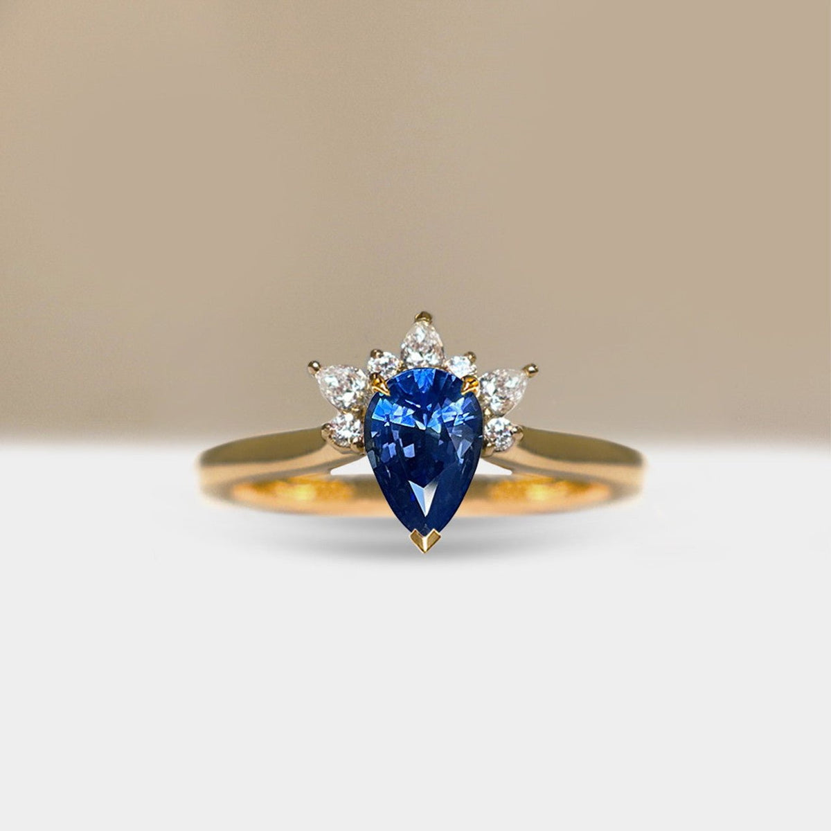 Legendary Lovers Sapphire Promise Ring - ARTSY SILVER