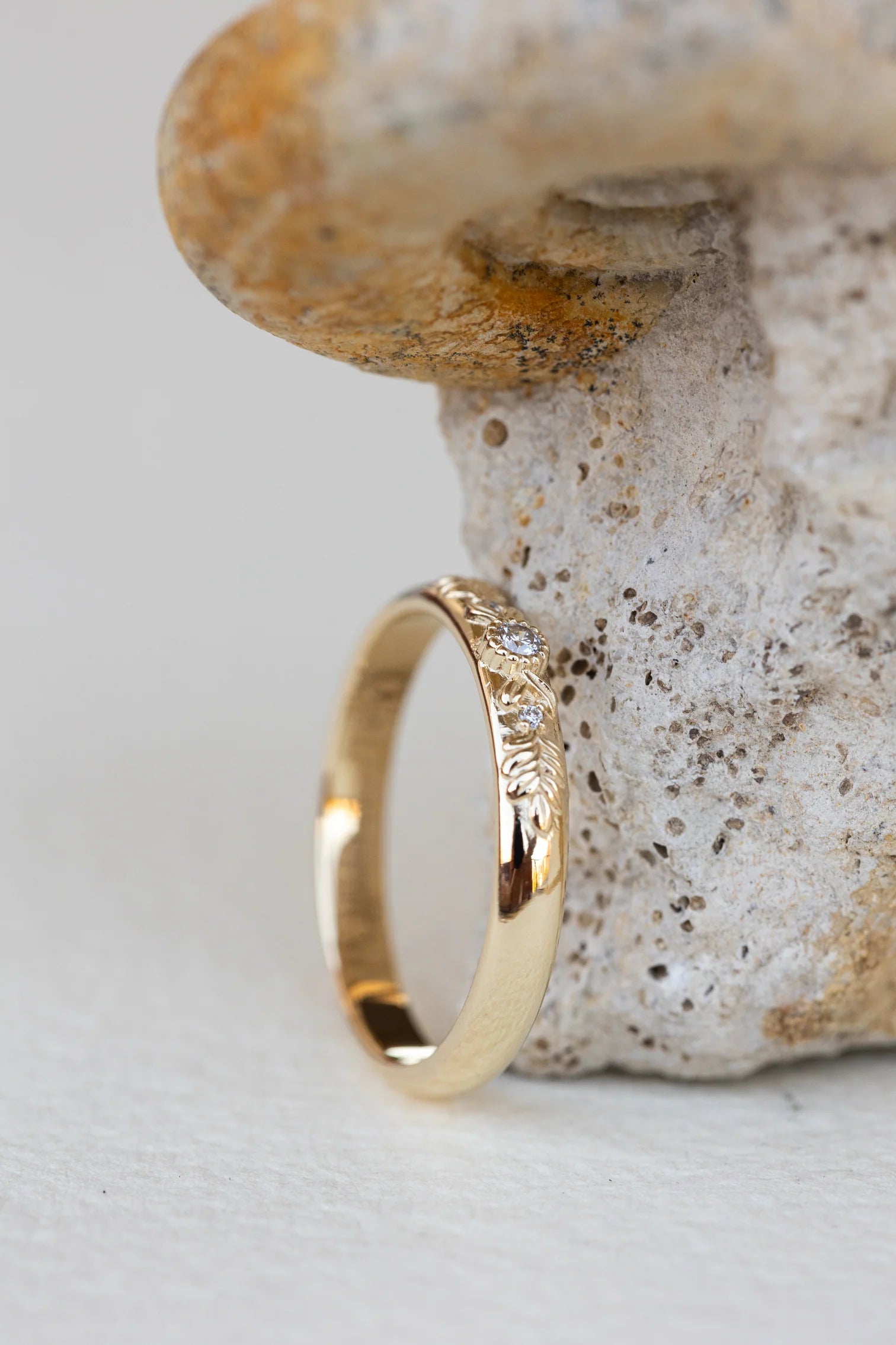 Soulmates Oath Zircon Band Gold Plating - ARTSY SILVER