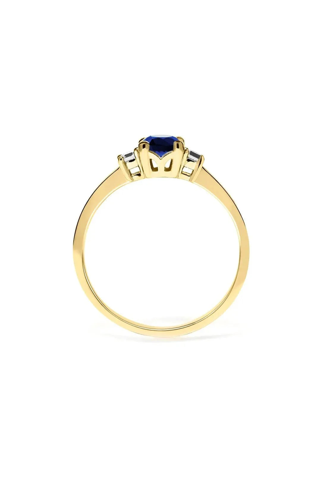 Marry Me Sapphire Promise Ring - ARTSY SILVER
