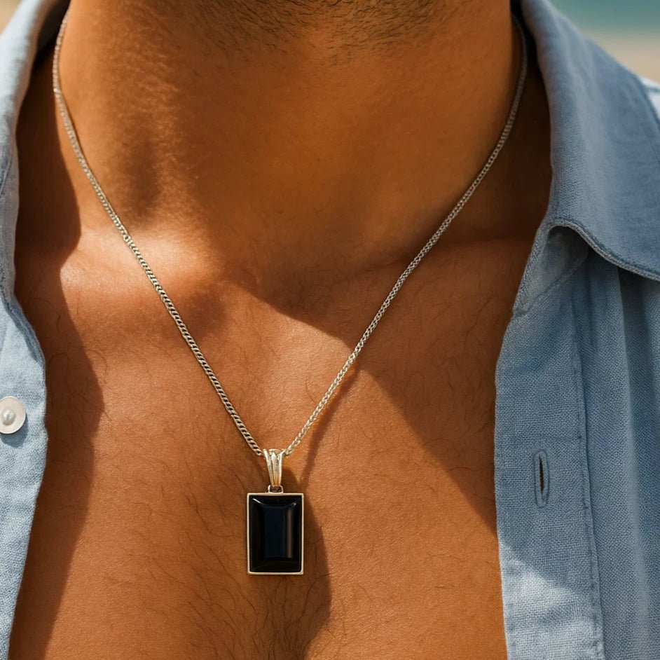 Skyfall Men Necklace - ARTSY SILVER