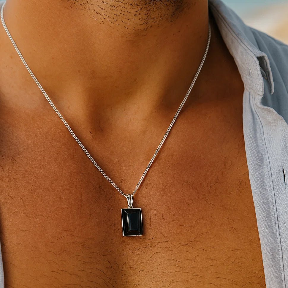 Skyfall Men Necklace - ARTSY SILVER