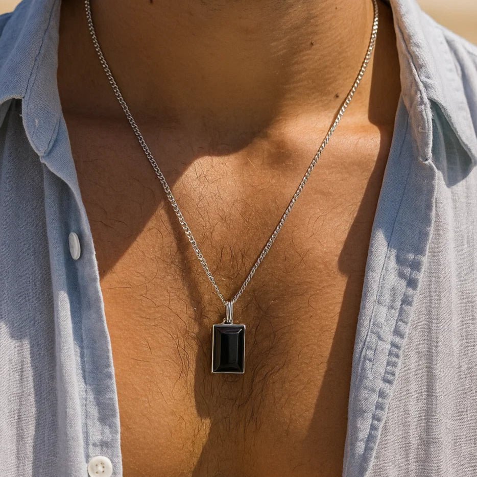 Skyfall Men Necklace - ARTSY SILVER