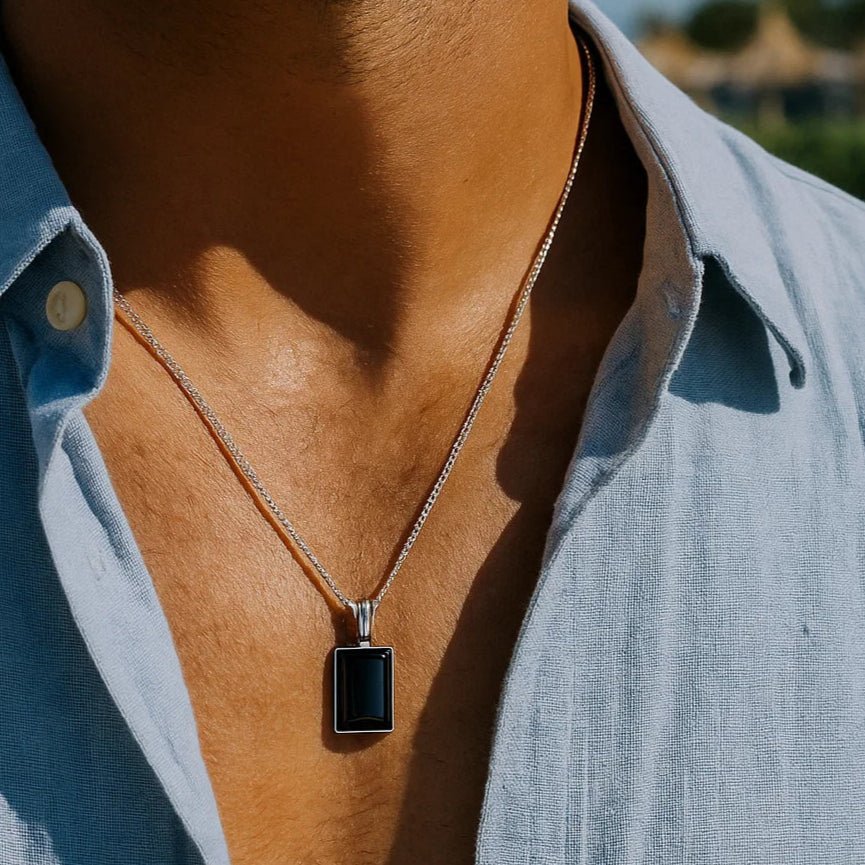 Skyfall Men Necklace - ARTSY SILVER