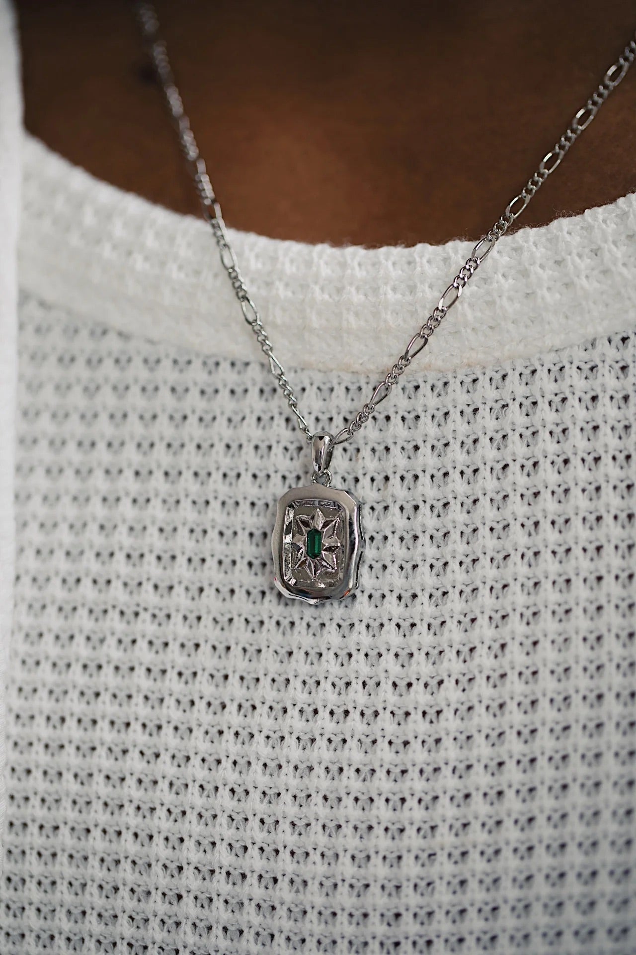 Kryptonite Men Pendant - ARTSY SILVER