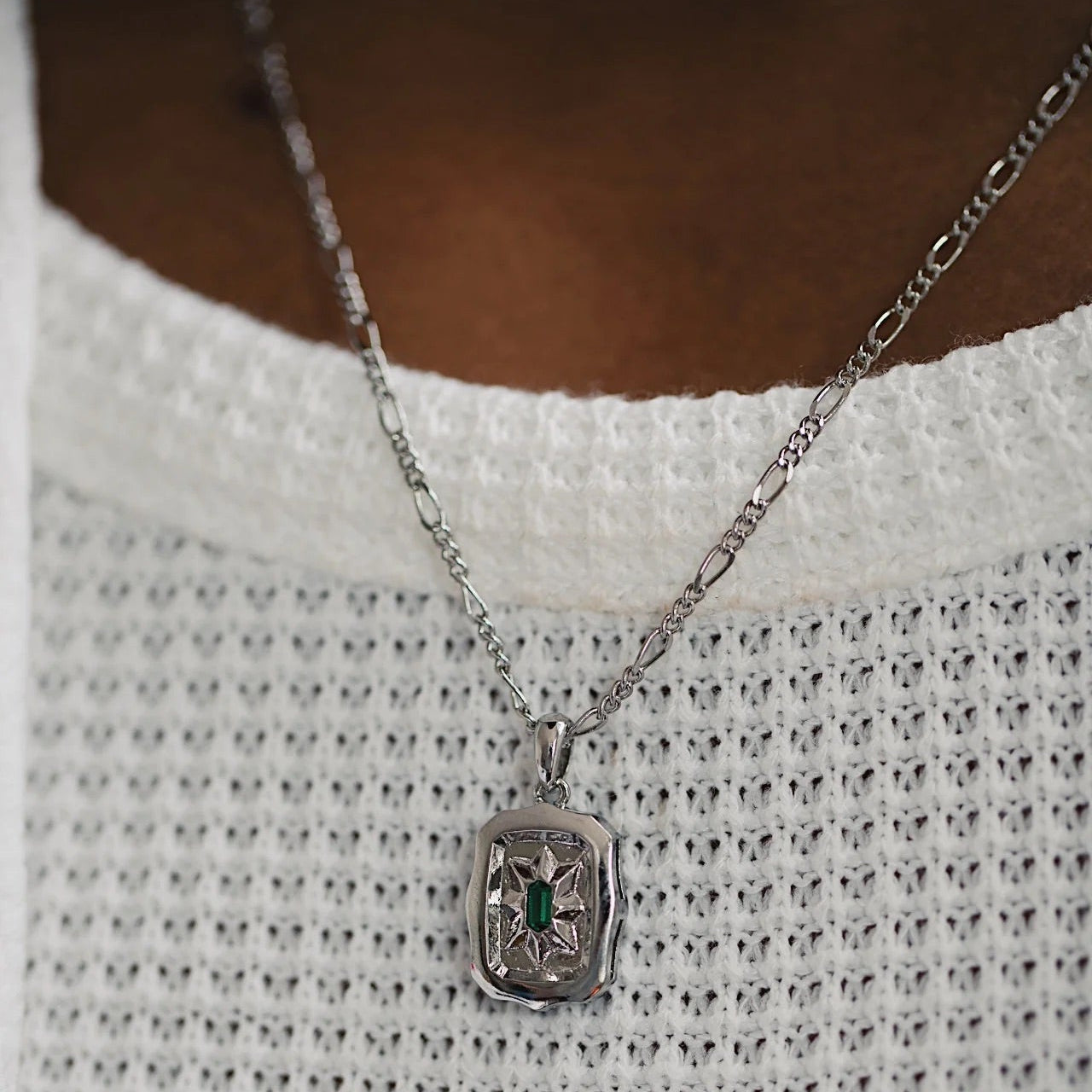 Kryptonite Men Pendant - ARTSY SILVER
