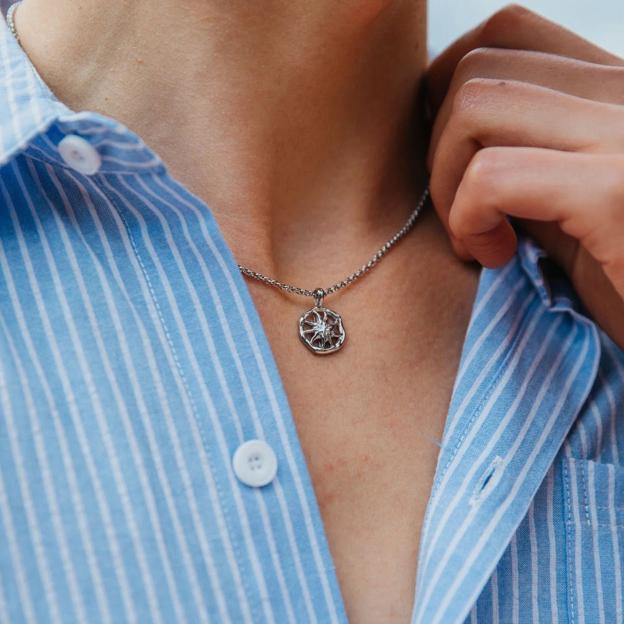 Stellar Men Pendant - ARTSY SILVER