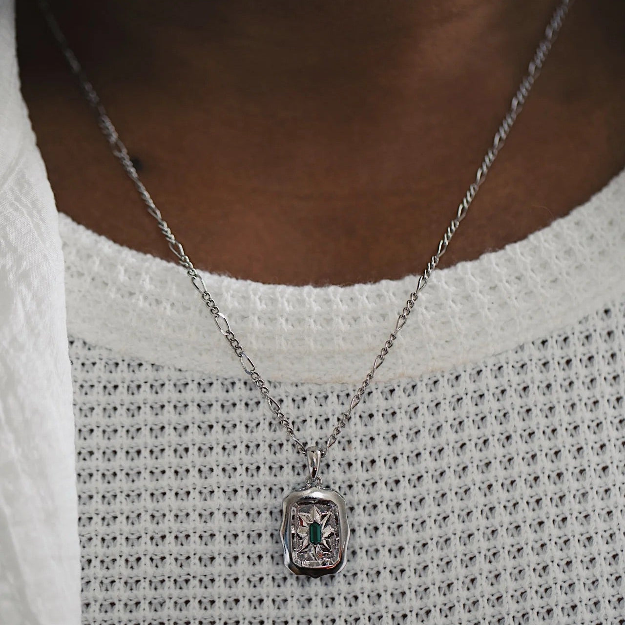 Kryptonite Men Pendant - ARTSY SILVER