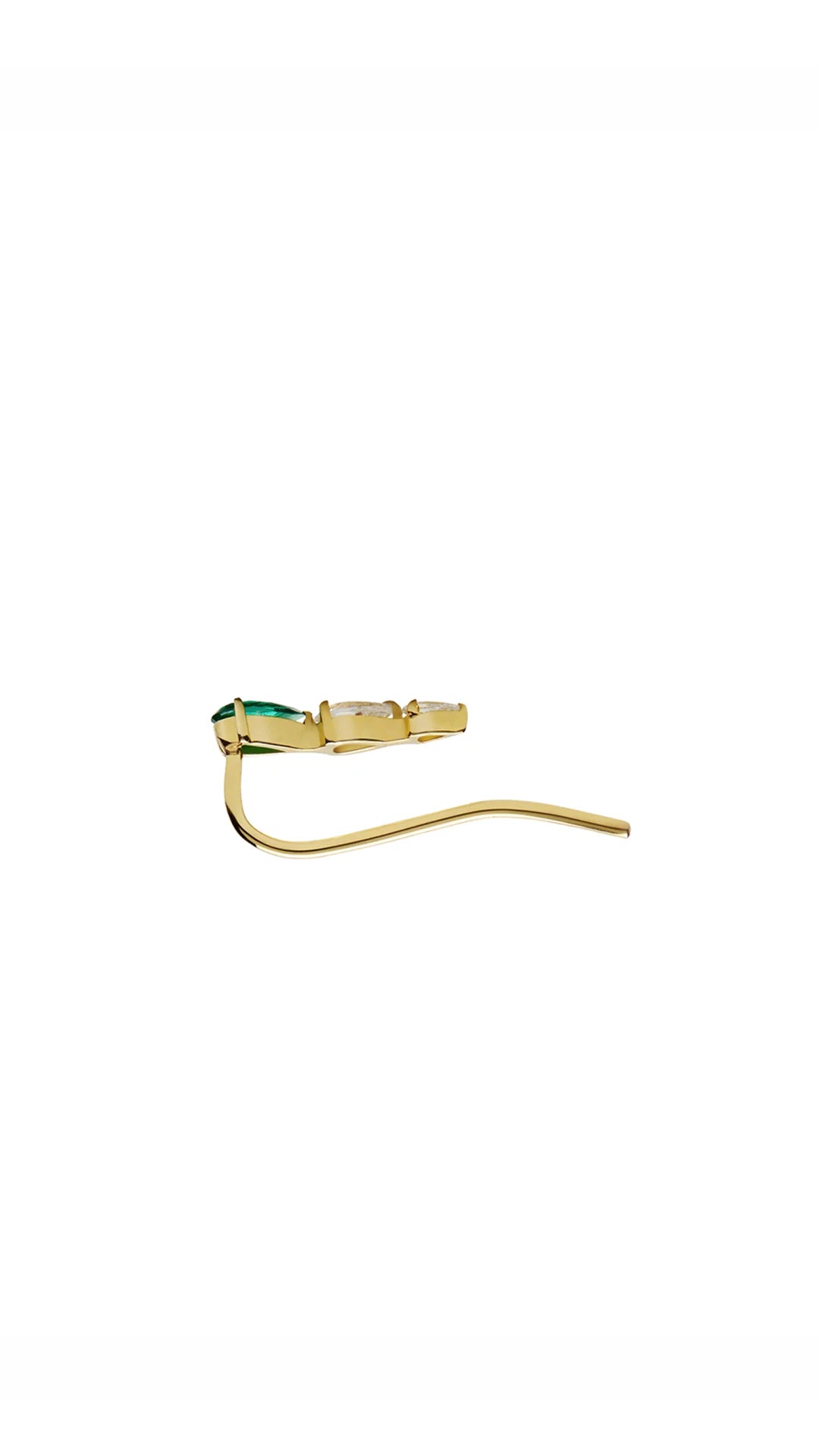 Mix Stones Ear Climber