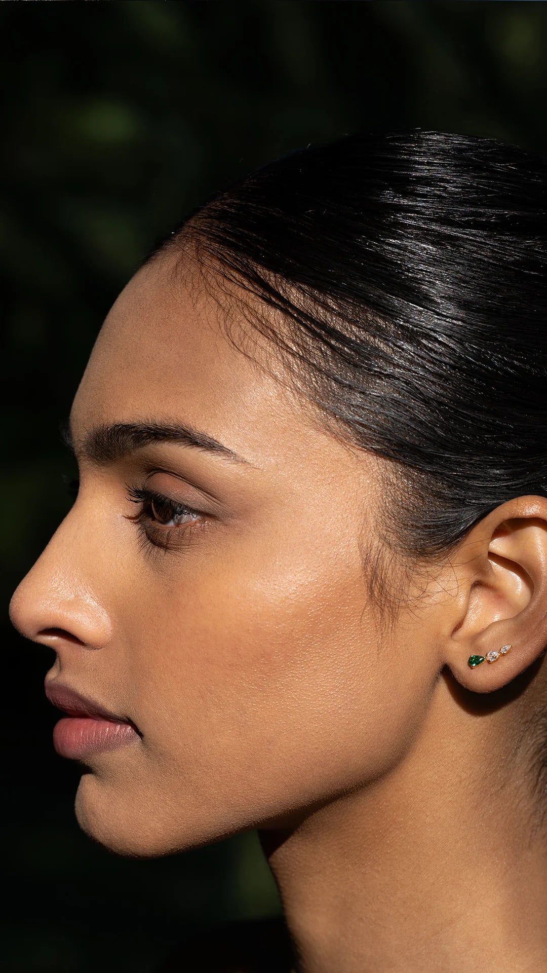 Mix Stones Ear Climber