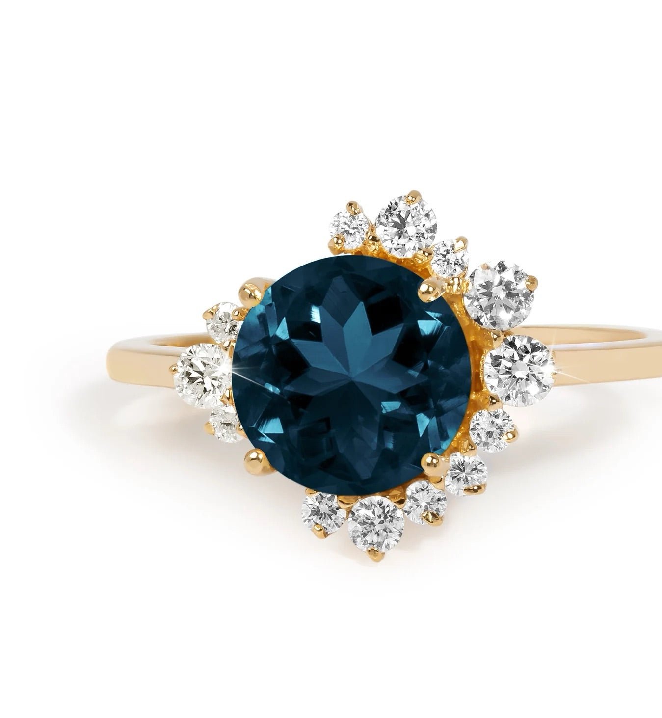 Moonlight London Blue Topaz Ring - ARTSY SILVER
