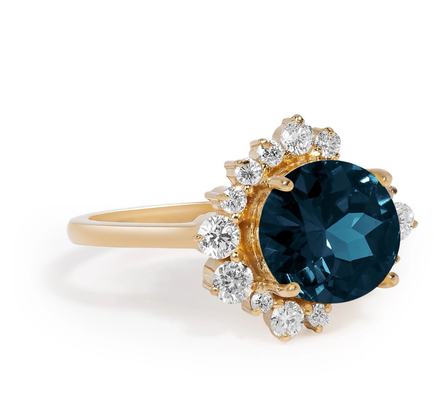 Moonlight London Blue Topaz Ring - ARTSY SILVER