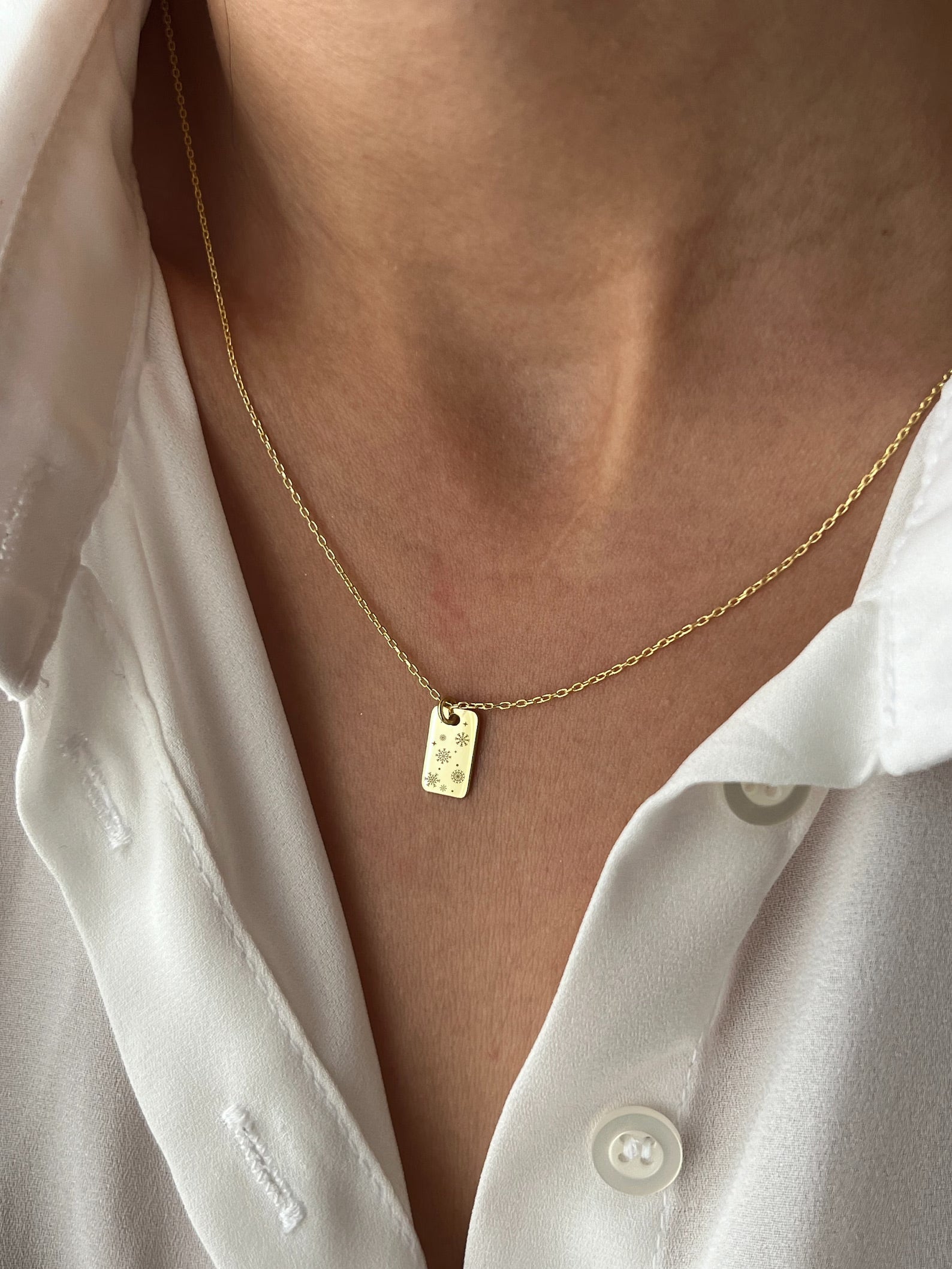 Moscow Snow Necklace - ARTSY SILVER