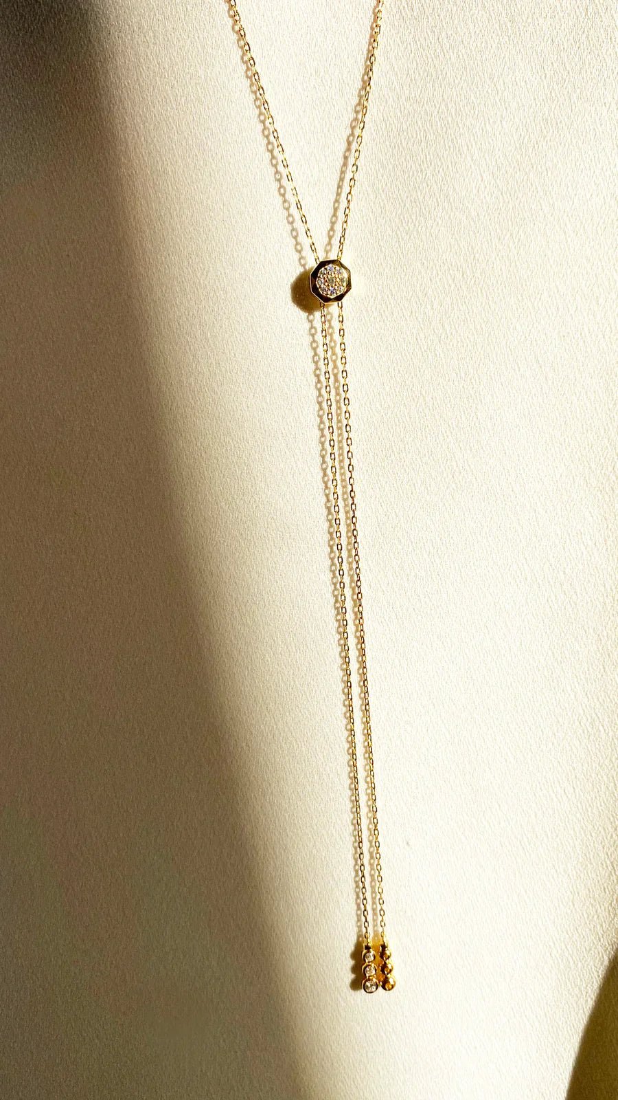 Multi Chains Adjustable Necklace Gold Plating - ARTSY SILVER