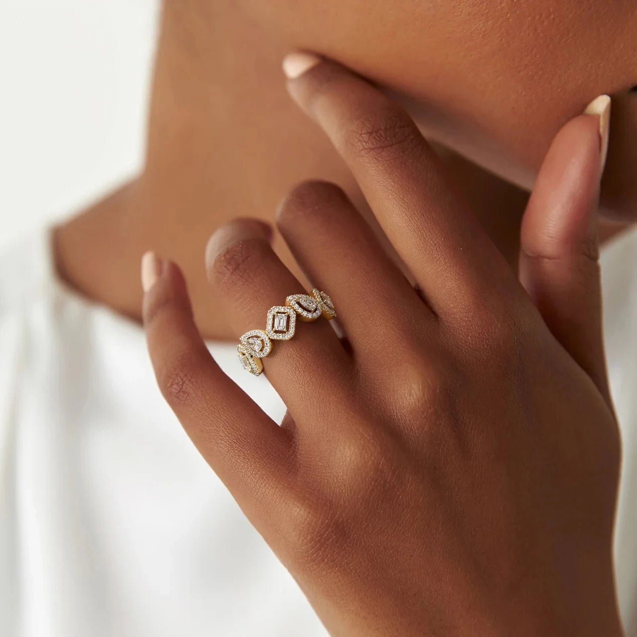 Multi Shaped Ring - ARTSY SILVER