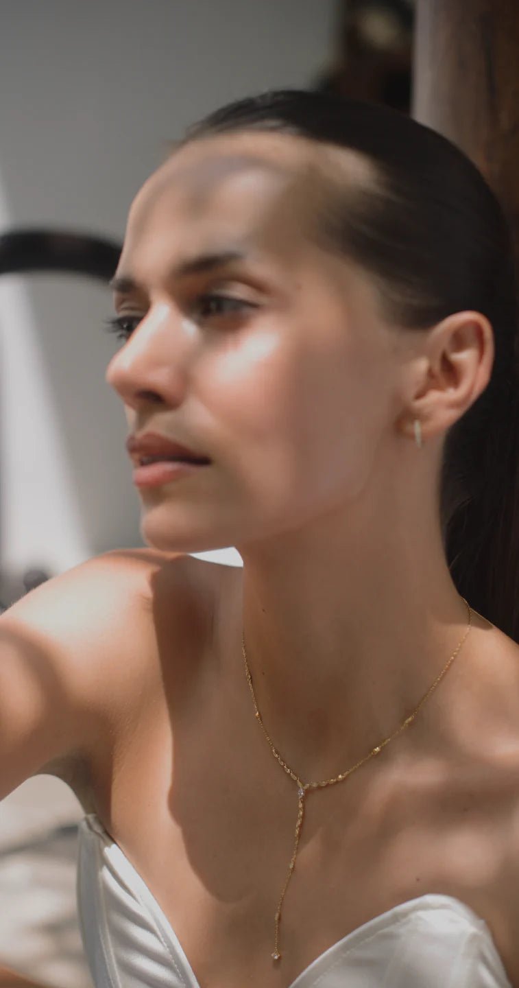 Must Have Gold Plated Lariat Necklace - ARTSY SILVER