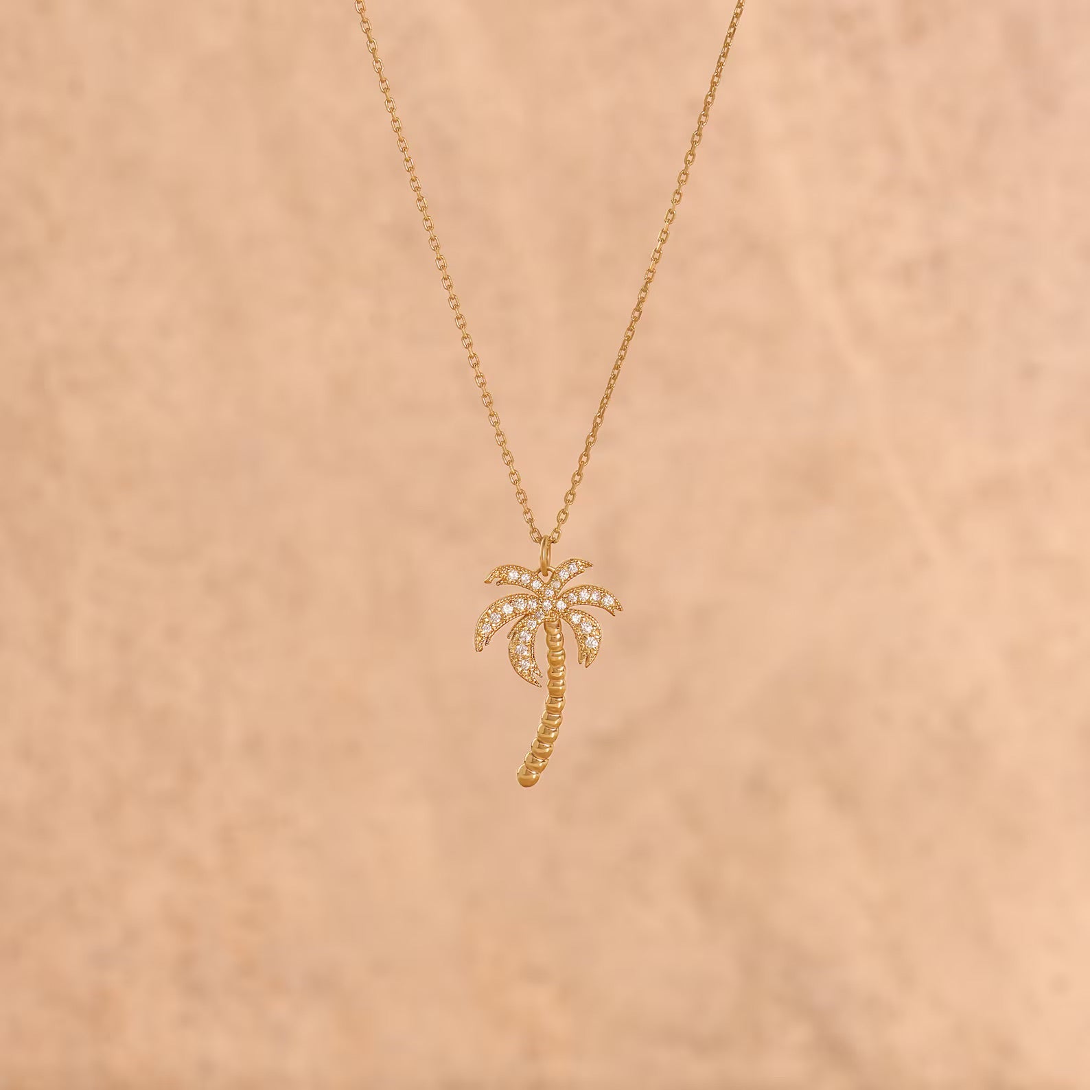 Palm Tree Necklace - ARTSY SILVER