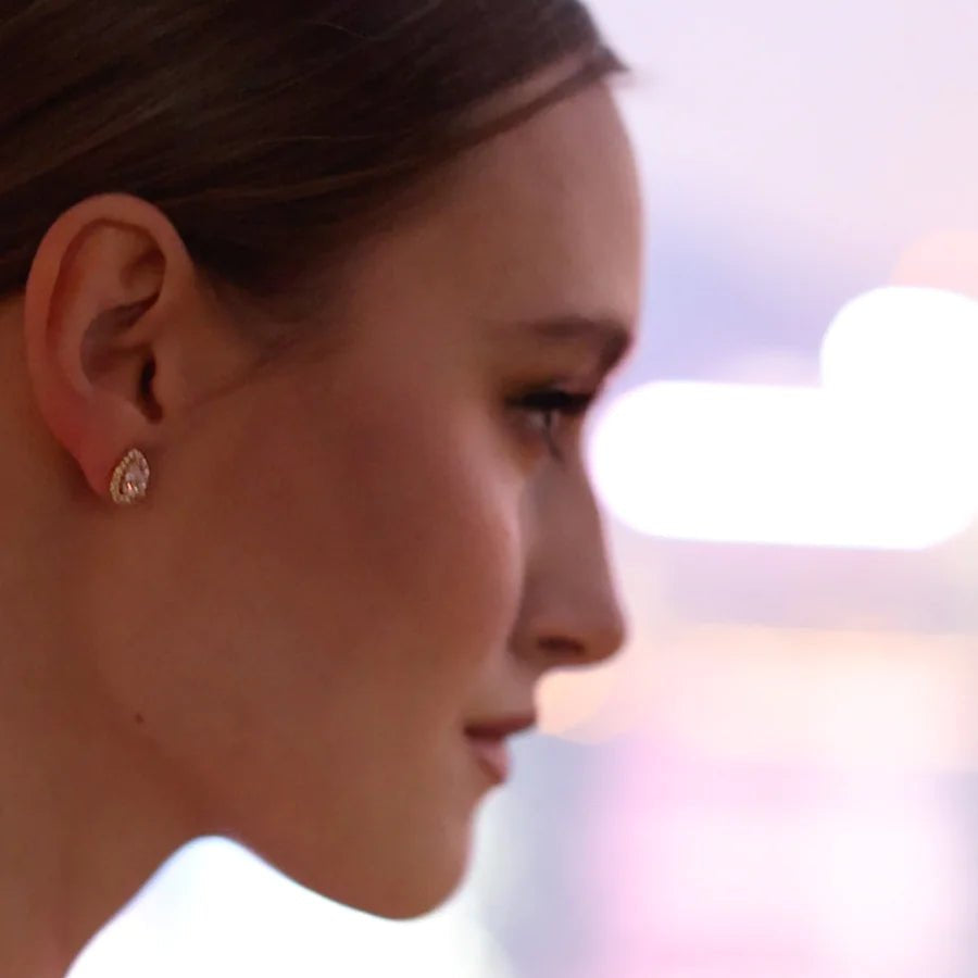 Swan Lake Gold Plated Earrings - ARTSY SILVER