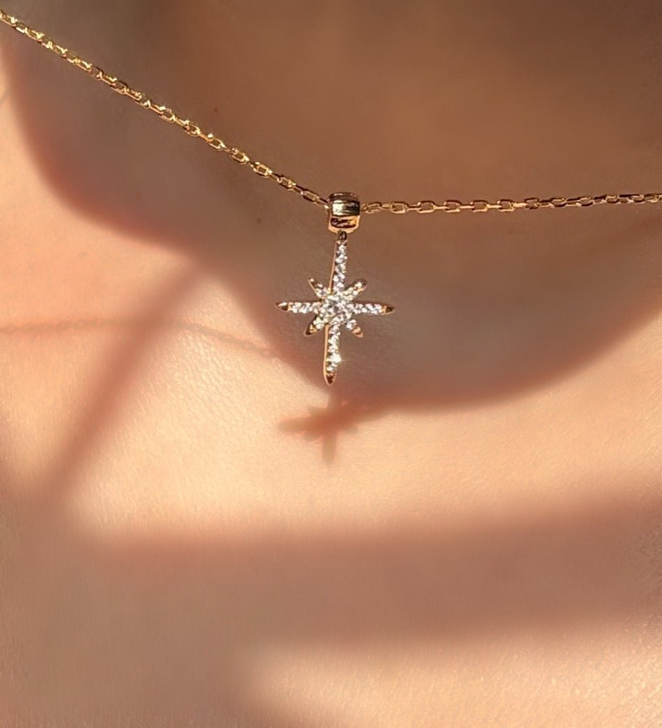 Pole Star Necklace - ARTSY SILVER