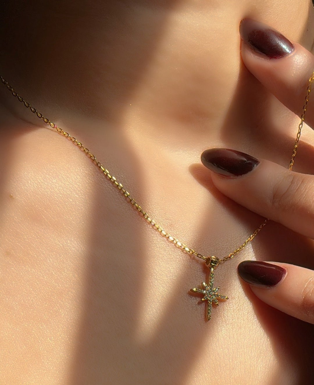 Pole Star Necklace - ARTSY SILVER