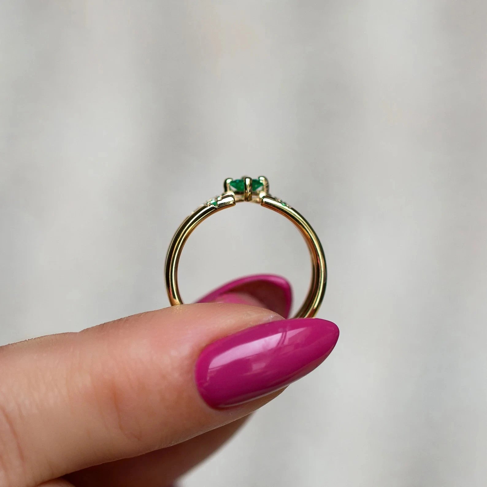 Princess Emerald Ring - ARTSY SILVER
