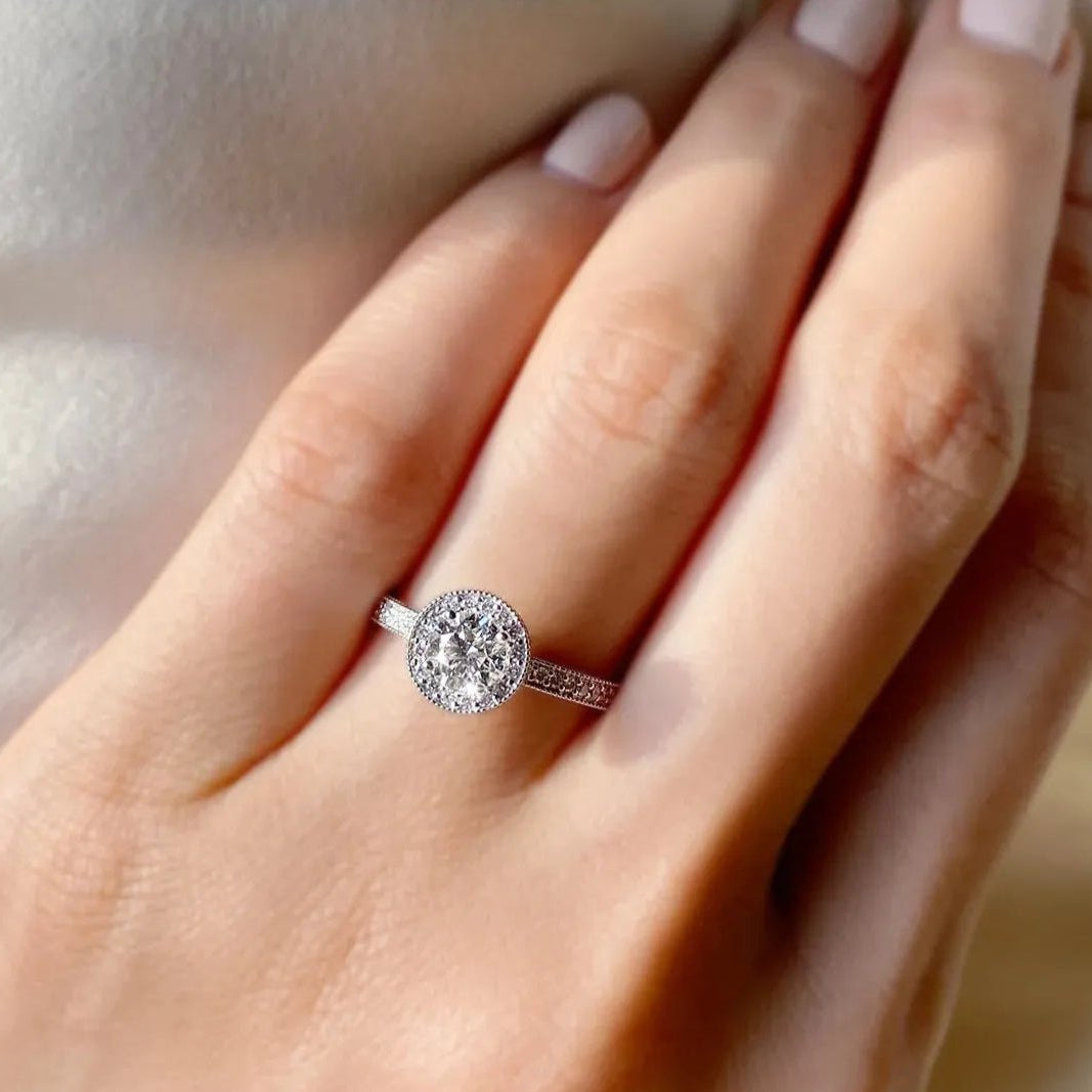 Cher Zircon Promise Ring - ARTSY SILVER