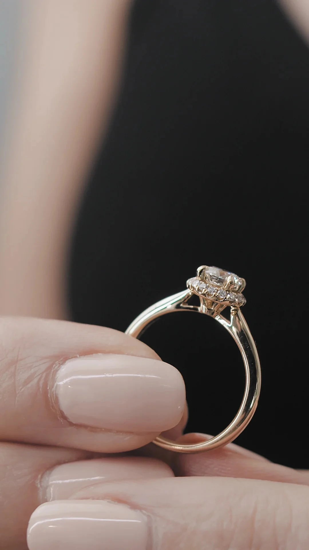 Promise Fancy Zircon Stone Gold Plated Ring - ARTSY SILVER