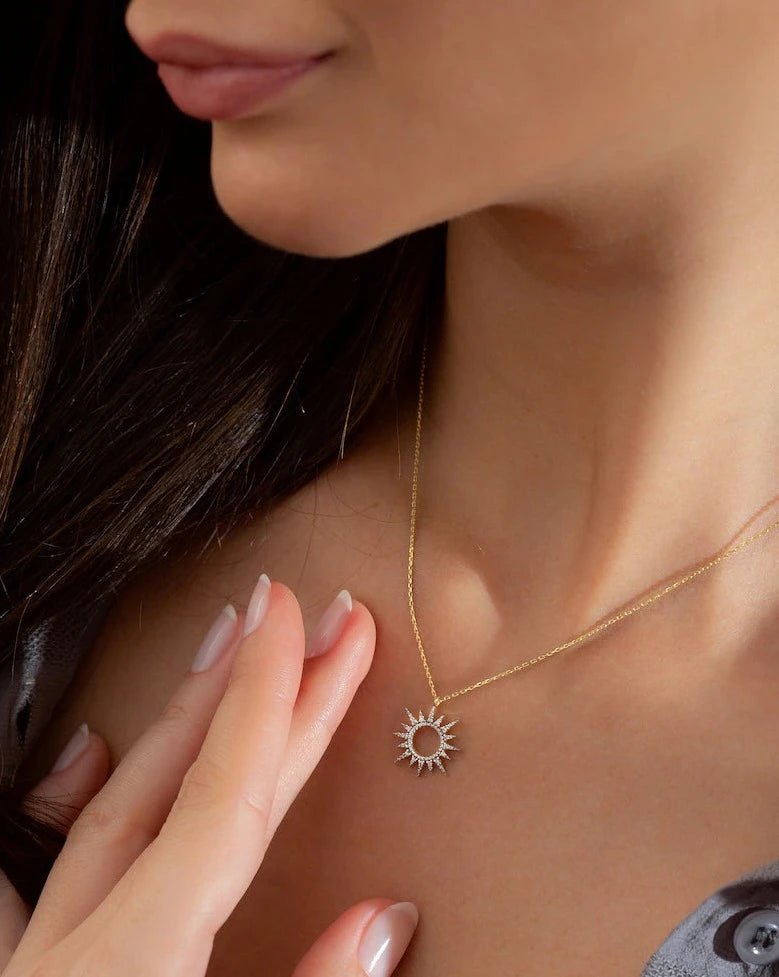 Rapunzel Sun Necklace - ARTSY SILVER