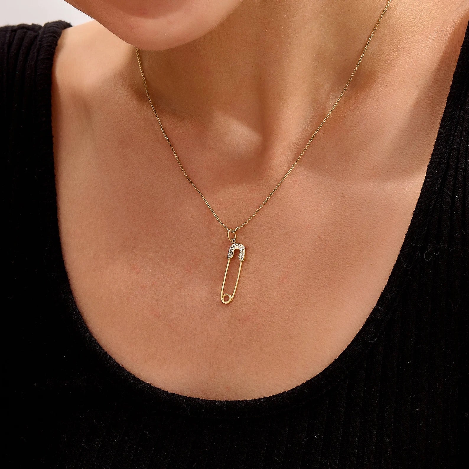 Safety Pen Necklace - ARTSY SILVER