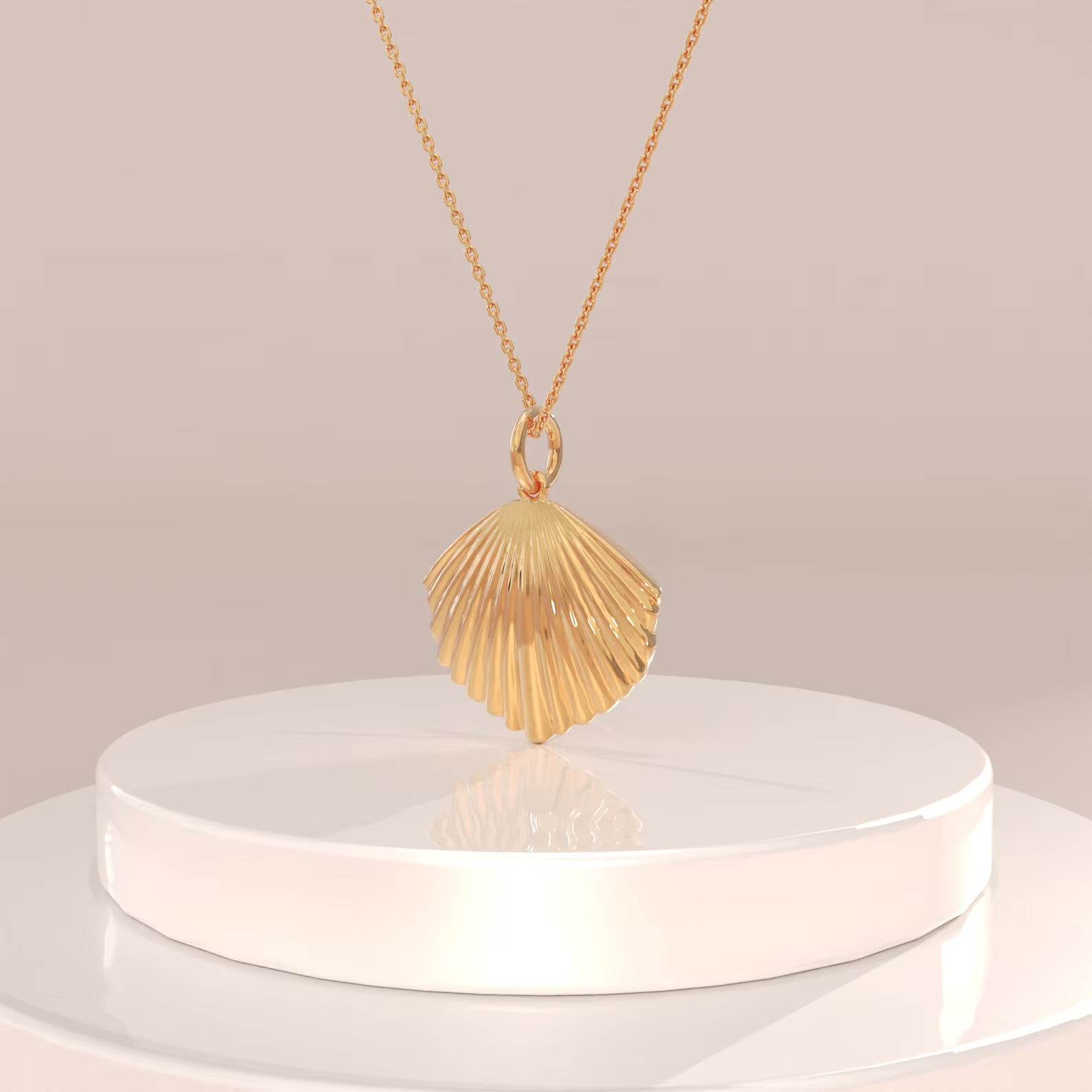 Saint Lucia Shell Necklace - ARTSY SILVER