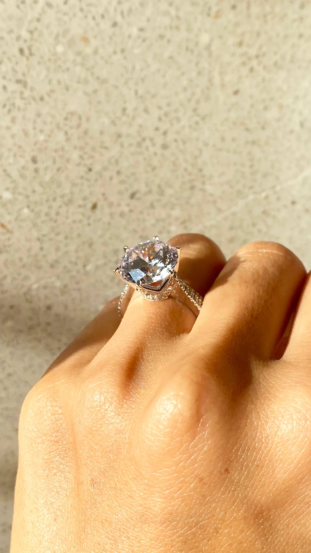 She Said Yes Zircon Ring