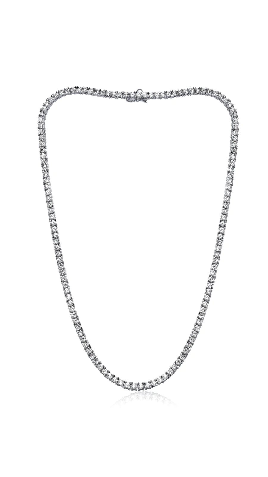3mm Tennis Necklace Silver