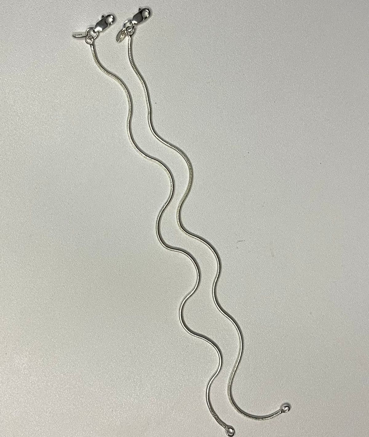 Snake Silver Bracelet - ARTSY SILVER