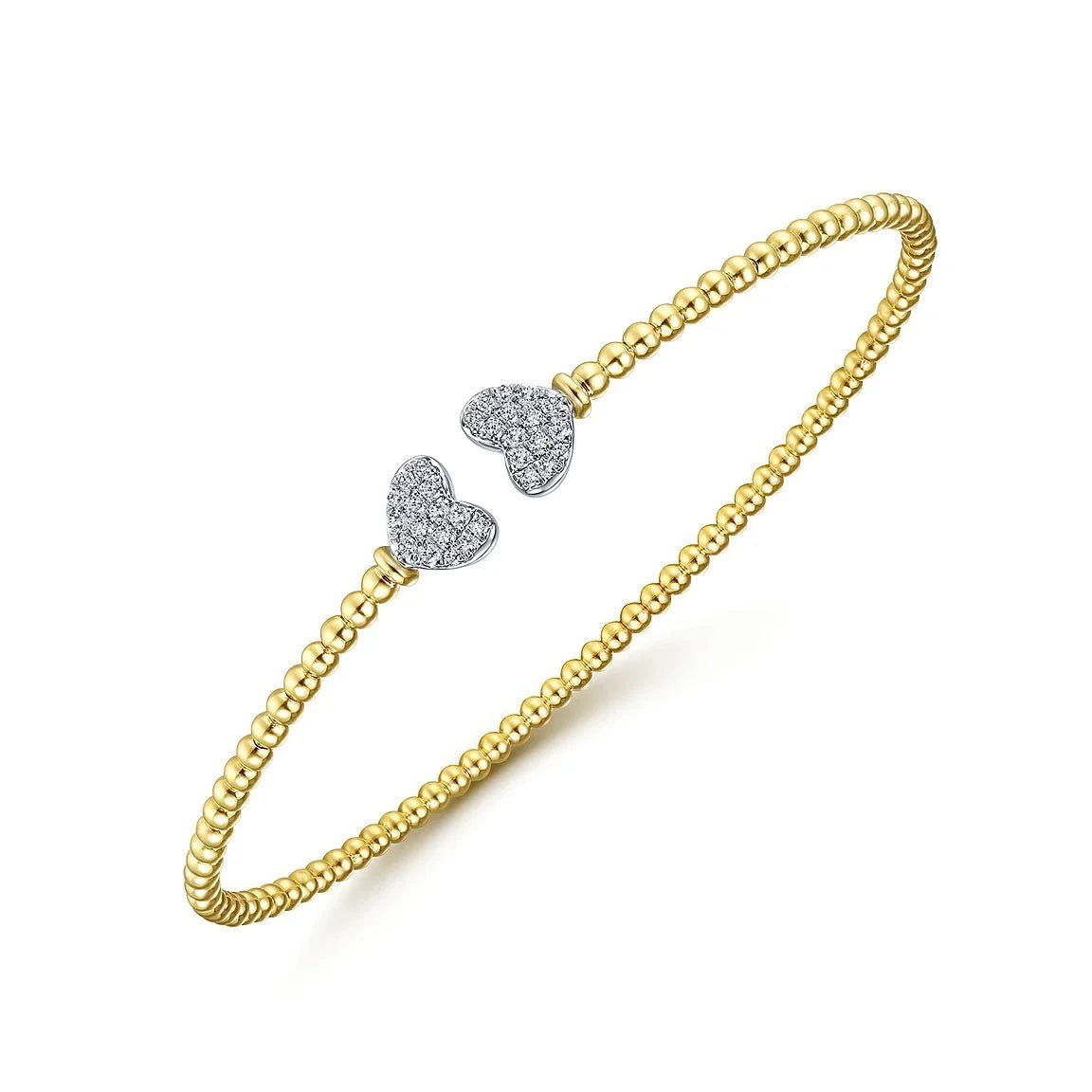 Soulmates Symphony Zircon Bangle - ARTSY SILVER