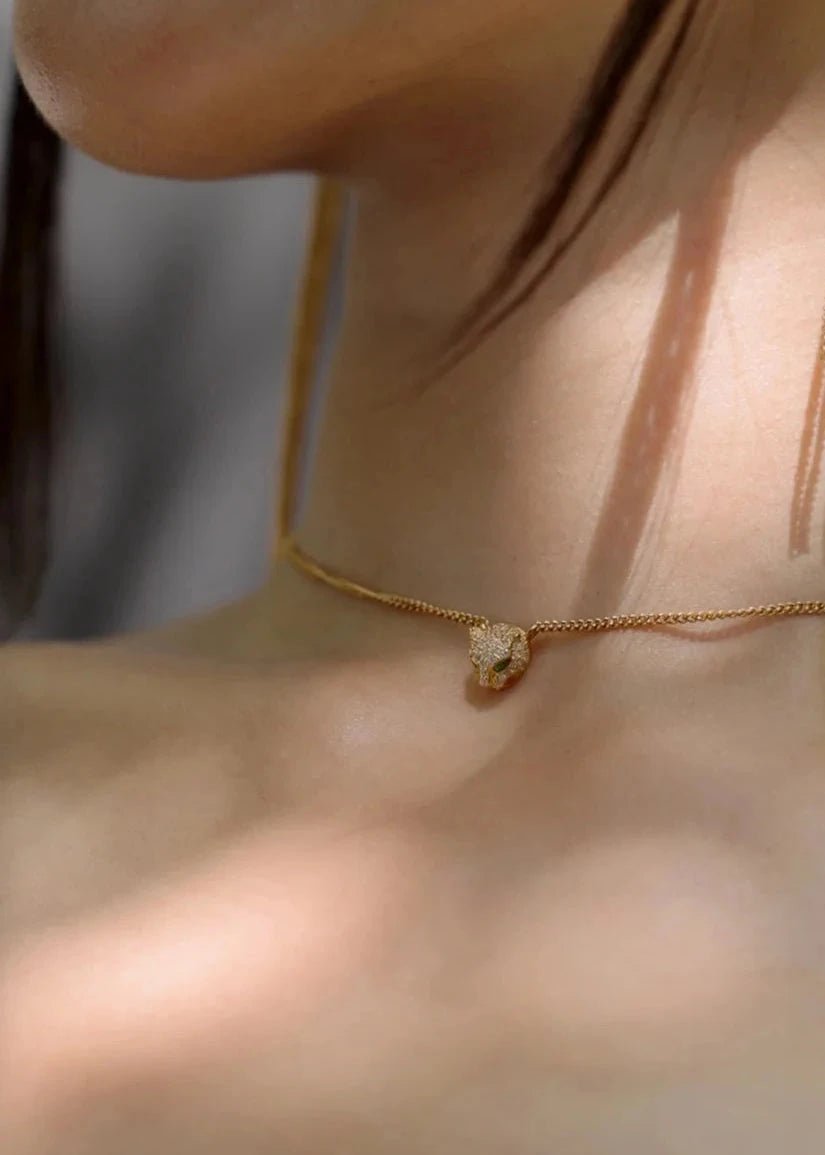 Stay Wild Gold Plated Necklace - ARTSY SILVER