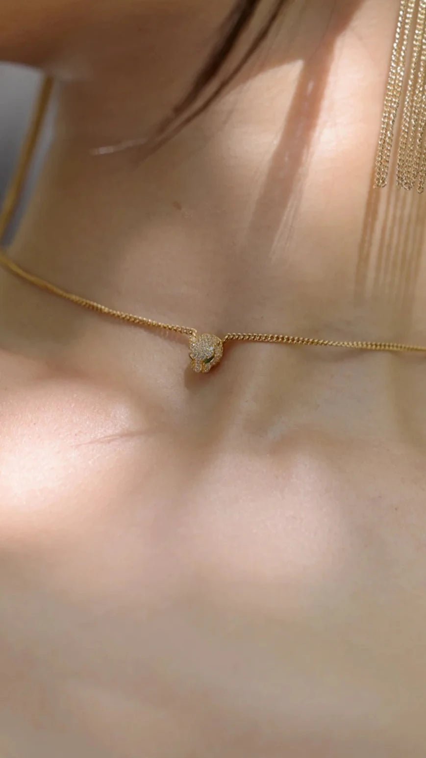 Stay Wild Gold Plated Necklace - ARTSY SILVER