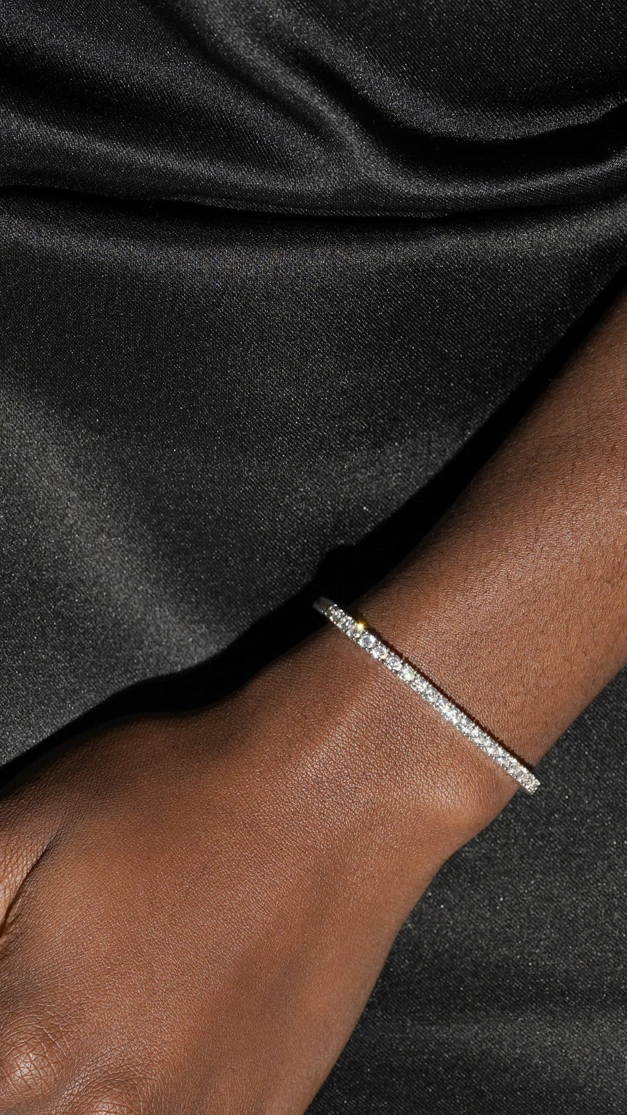 3mm Tennis Bracelet Silver - ARTSY SILVER