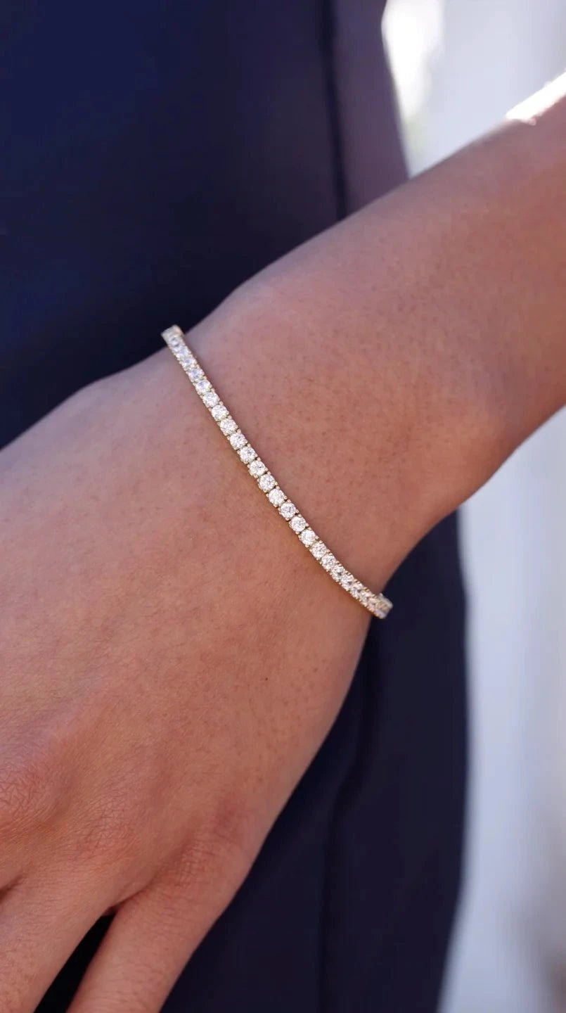 3mm Tennis Bracelet Silver - ARTSY SILVER