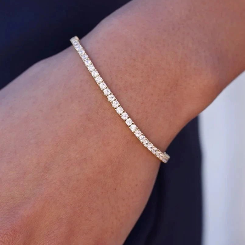 3mm Tennis Bracelet Silver - ARTSY SILVER