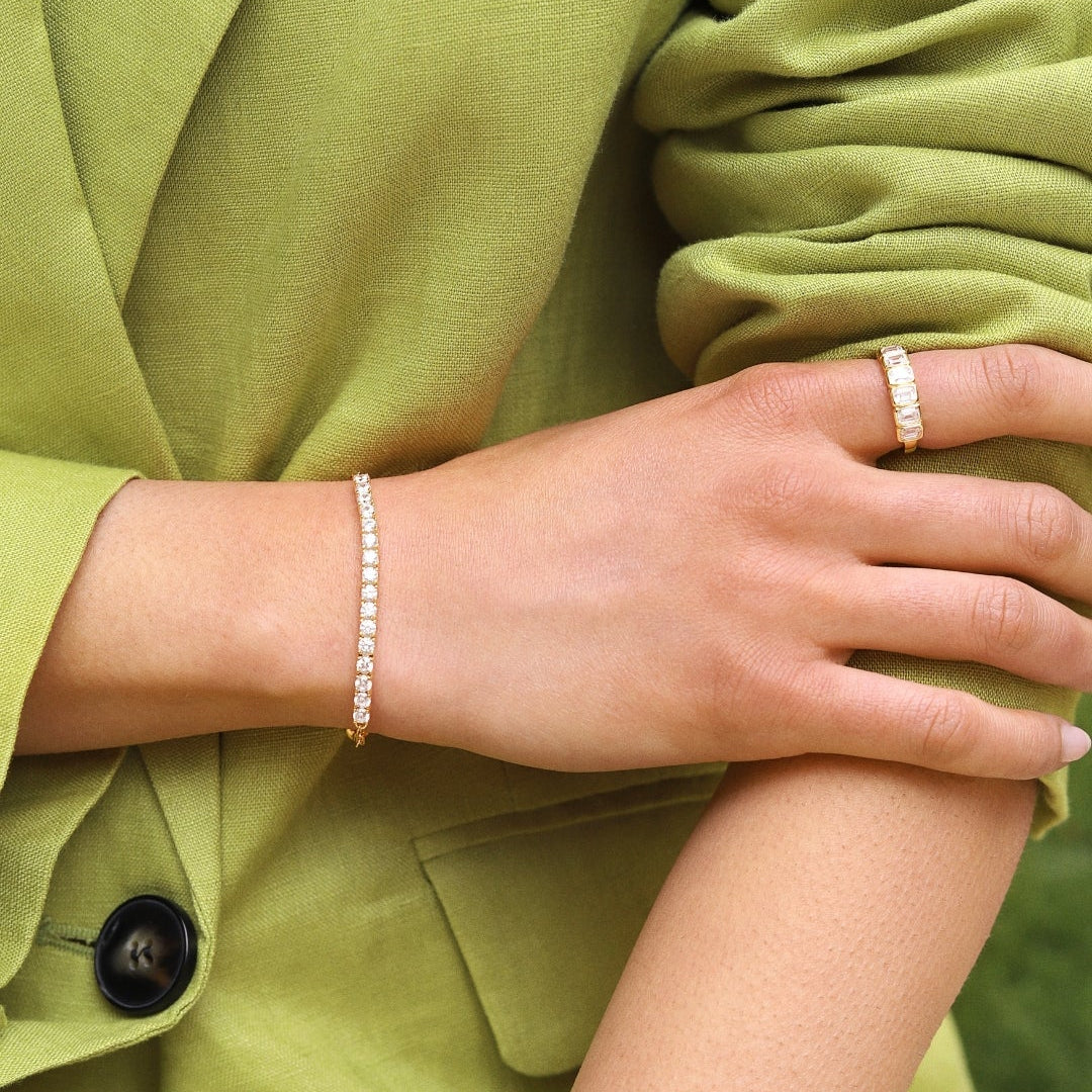 5mm Tennis Bracelet Silver - ARTSY SILVER